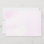 Meerjungbecken unter dem Meer 4. Geburtstag Foto Einladung (Rückseite)