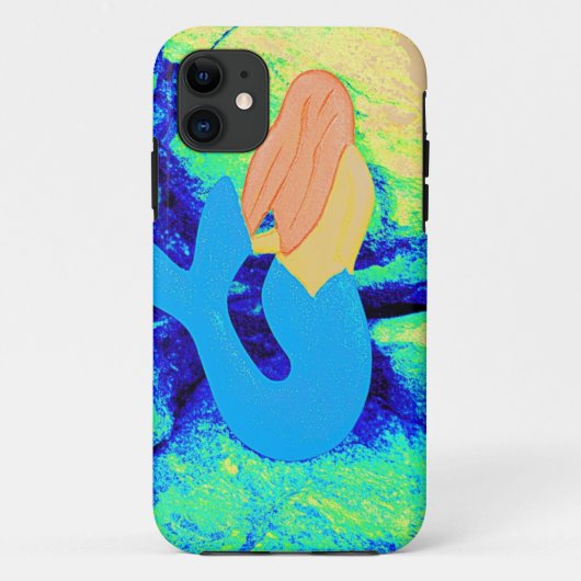 Meerjungdesign Case-Mate iPhone Hülle (Rückseite)