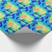 Meerjungdesign Geschenkpapier (Ecke)
