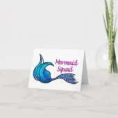 Meerjungenkolade in Blautönen (Vorderseite)