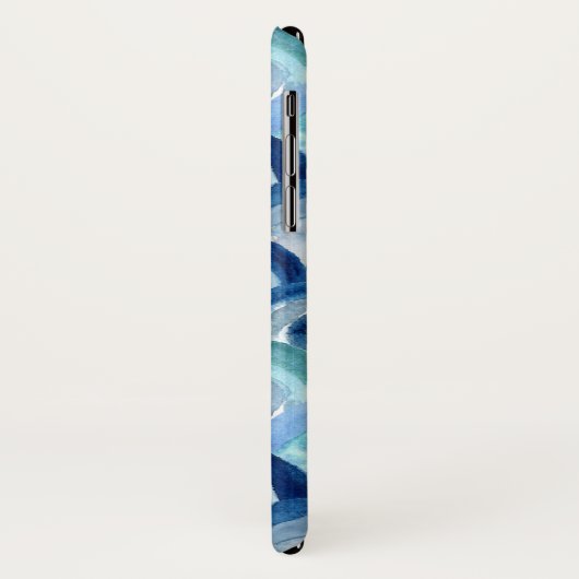 Meerjungenskala und Meerglaswaagen Case-Mate iPhone Hülle (Hinten/Links)