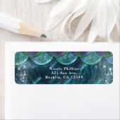 Meerjungenskala unter der Party Einladung (Insitu)