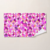 Meerjungenskales, Violet, Amethyst und Korallen Badhandtuch Set (Handtuch)
