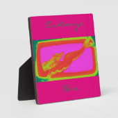 Meerjungentauchen Fotoplatte (Vorderseite)