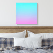 Meerjungfarben Farbverlauf lila rosa Aqua ombre Leinwanddruck (Insitu (Schlafzimmer))