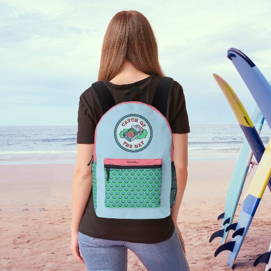 Meerjungfisch Bedruckter Rucksack