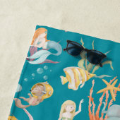 Meerjungfische mit salziger und süßer Meerjungfrau Strandtuch (Beispiel)