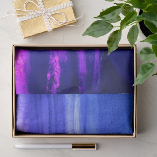 Meerjungfische und Lila Meeresgewebe und Entkundun Seidenpapier (Geschenk)