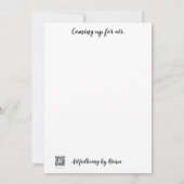 Meerjungfläche Dankeskarte (Rückseite)