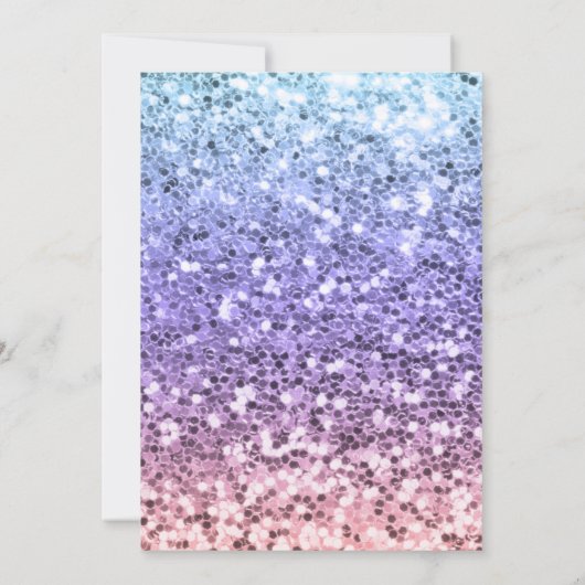 Meerjungfrau 10. Geburtstagskind Einladung (Rückseite)