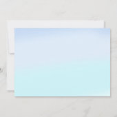 Meerjungfrau 1. Geburtstag einmal im Party Einladung (Rückseite)