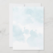 Meerjungfrau 1. Geburtstag Eins der See Einladung (Rückseite)