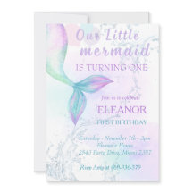 Meerjungfrau 1. Geburtstag im Meerjungfrau-Party