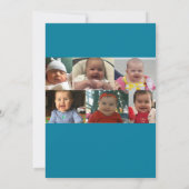 Meerjungfrau 1. Geburtstag Party Einladung (Rückseite)