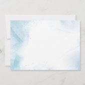 Meerjungfrau 1. Geburtstag Party Oneder Foto Einladung (Rückseite)