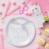 Meerjungfrau 1. Geburtstag Party ONEder Meerjungfr Pappteller (Party)