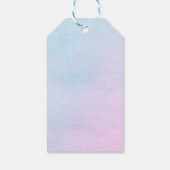 Meerjungfrau 1. Geburtstag Party ONEder Sea Geschenkanhänger (Rückseite)