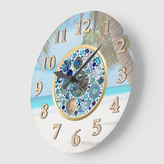 Meerjungfrau 1 große wanduhr (Winkel)