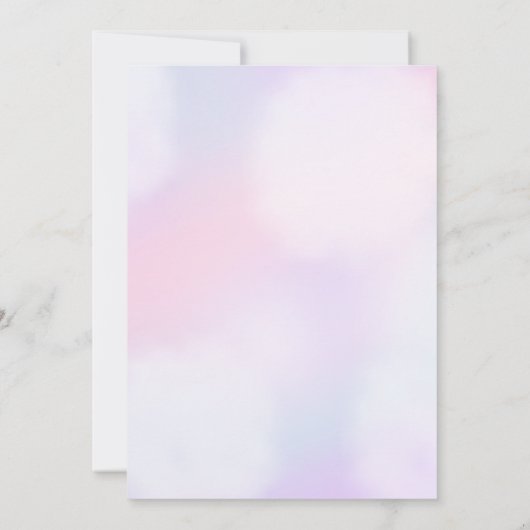 Meerjungfrau 2. Geburtstag 2. Party Einladung (Rückseite)