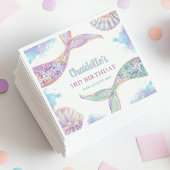 Meerjungfrau 3. Geburtstag Serviette