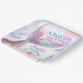 Meerjungfrau 5. Geburtstag unter der Meeresrausche Pappteller (Gewinkelt)