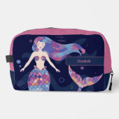 Meerjungfrau Abstrakt Toilettenbeutel Waschbeutel (Vorderseite)