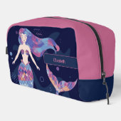 Meerjungfrau Abstrakt Toilettenbeutel Waschbeutel (Rechte Ecke)