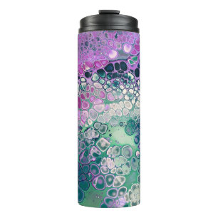 Meerjungfrau Acryl-Guss, coole farbenfrohe Abstrak Thermosbecher