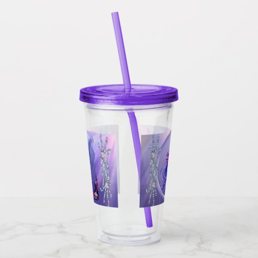 Meerjungfrau Acryltrinkbecher (Links)