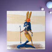 Meerjungfrau ägyptischer Falke Gott der Kriegsfant Puzzle