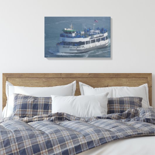 Meerjungfrau am Fluss Niagara Leinwanddruck (Insitu (Schlafzimmer))