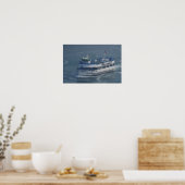 Meerjungfrau am Fluss Niagara Poster (Küche)