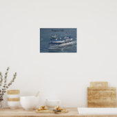 Meerjungfrau am Fluss Niagara Poster (Küche)