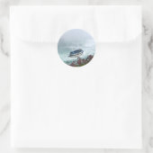 Meerjungfrau am Niagara Falls, Kanada Runder Aufkleber (Tasche)