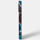 Meerjungfrau am Strand in der Nacht Case-Mate iPhone Hülle (Rückseite / Links)