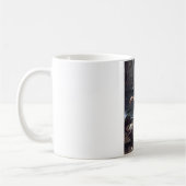 Meerjungfrau am Strand Kaffeetasse (Links)