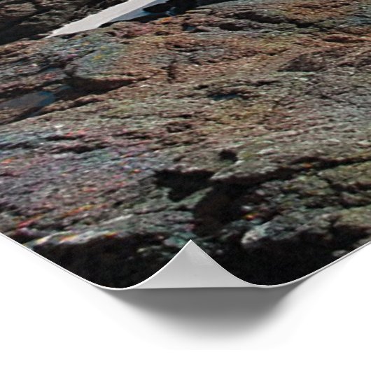 Meerjungfrau am Ufer Poster (Ecke)