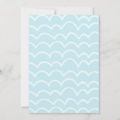 Meerjungfrau am zweiten Geburtstag Einladung (Rückseite)