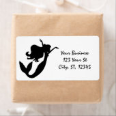 Meerjungfrau an Bord schwarz/weiß Thunder_Cove (Insitu)