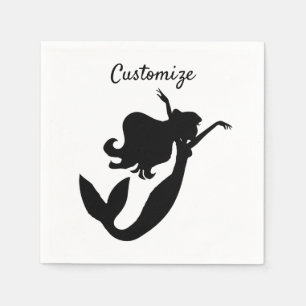 Meerjungfrau an Bord Silhouette Thunder_Cove Serviette