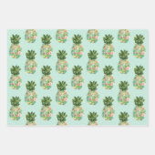 Meerjungfrau Ananas Umhüllungspapier Set 3 Geschenkpapier Set (Vorderseite 3)