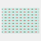 Meerjungfrau Ananas Umhüllungspapier Set 3 Geschenkpapier Set (Vorderseite 2)