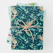 Meerjungfrau Ananas Umhüllungspapier Set 3 Geschenkpapier Set (Beispiel)