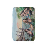 Meerjungfrau Antike Magie Schöner Ozean Badematte (Vorderseite Vertikal)