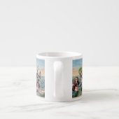 Meerjungfrau Antike Magie Schöner Ozean Espressotasse (Rückseite)