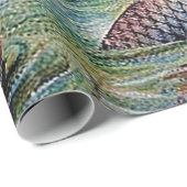 Meerjungfrau Antike Magie Schöner Ozean Geschenkpapier (Rolleneckpunkt)