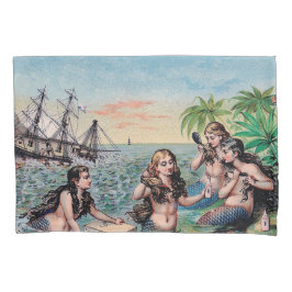 Meerjungfrau Antike Magie Schöner Ozean Kissenbezug