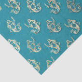 Meerjungfrau aquamarin seidenpapier (Detail)