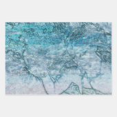 Meerjungfrau Aquamarine Wellen des grünen Ozeans D Geschenkpapier Set (Vorderseite 3)