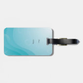 Meerjungfrau - Aquarellkunst Gepäckanhänger (Rückseite horizontal)